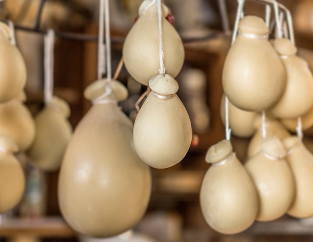 provolone cheese hanging