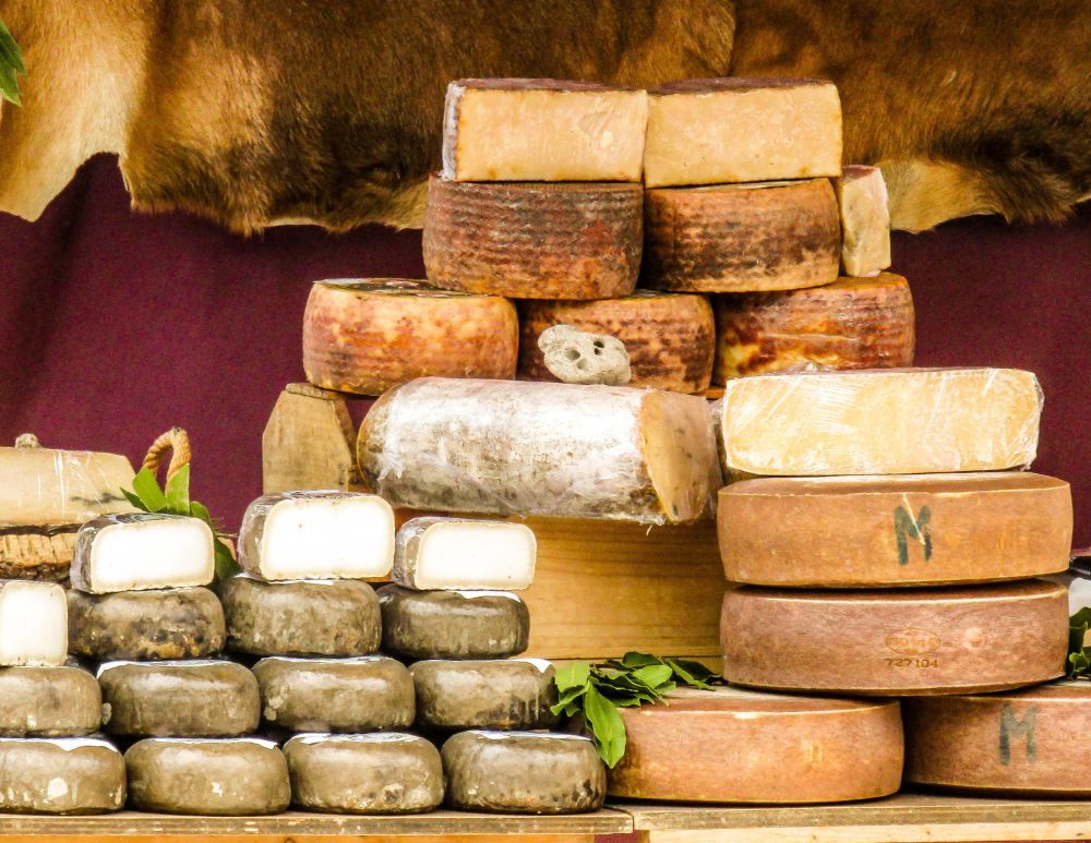 Dry aged cheeses